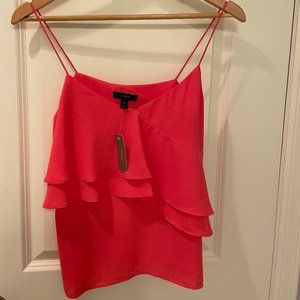 J.Crew Silk Ruffle Coral Tank 4